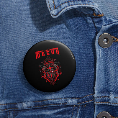CyberWare Mecha -   Custom Pin Buttons (black)