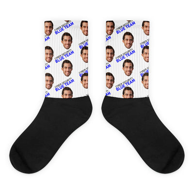 Cyber Security Blue Team - Face Mash Socks ( personalized socks with photos )