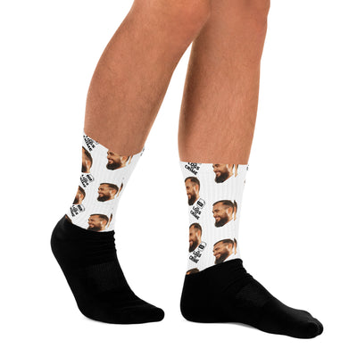 No Logs No Crime - Face Mash Socks ( personalized socks with photos )