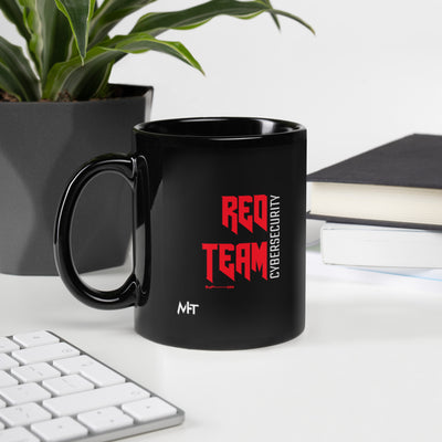 Cyber Security Red Team v9 - Black Glossy Mug