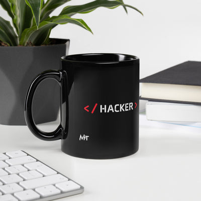 Hacker - Black Glossy Mug