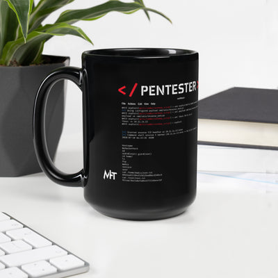 Pentester v1 - Black Glossy Mug