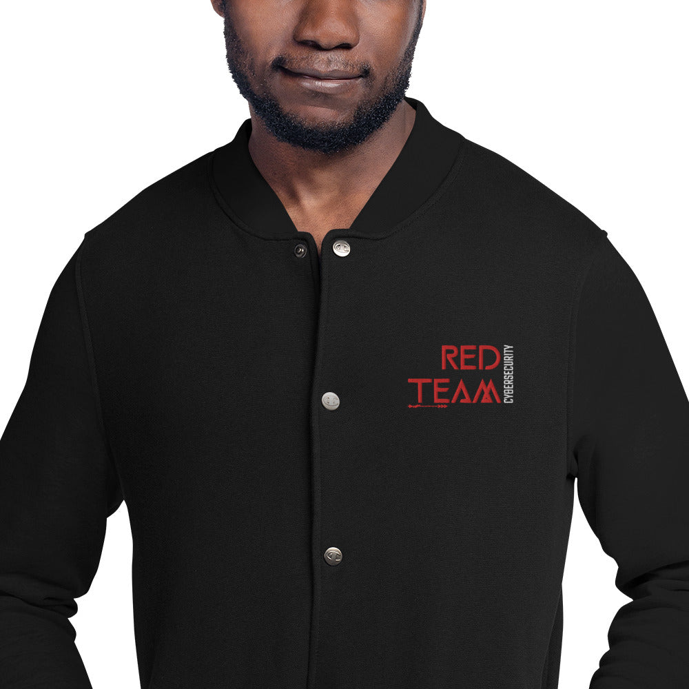 Cyber Security Red Team v4 - Embroidered Champion Bomber Jacket