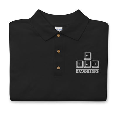 Hack this - Embroidered Polo Shirt
