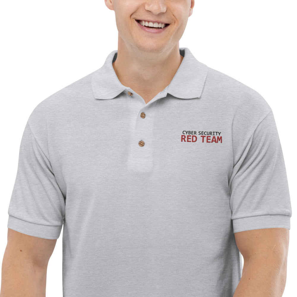 Cyber Security Red Team - Embroidered Polo Shirt