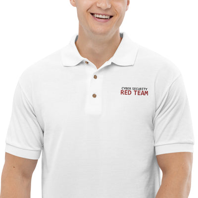 Cyber Security Red Team - Embroidered Polo Shirt