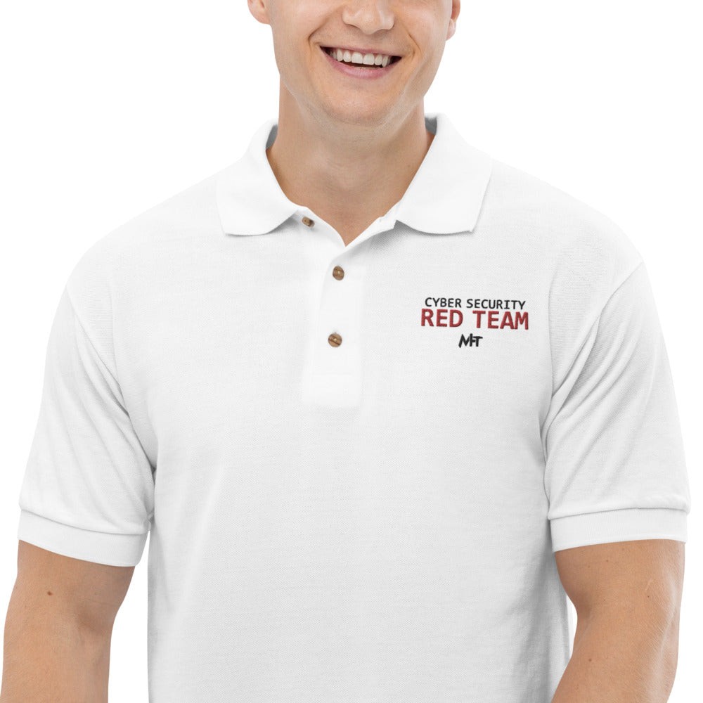 Cyber security Red Team - Embroidered Polo Shirt