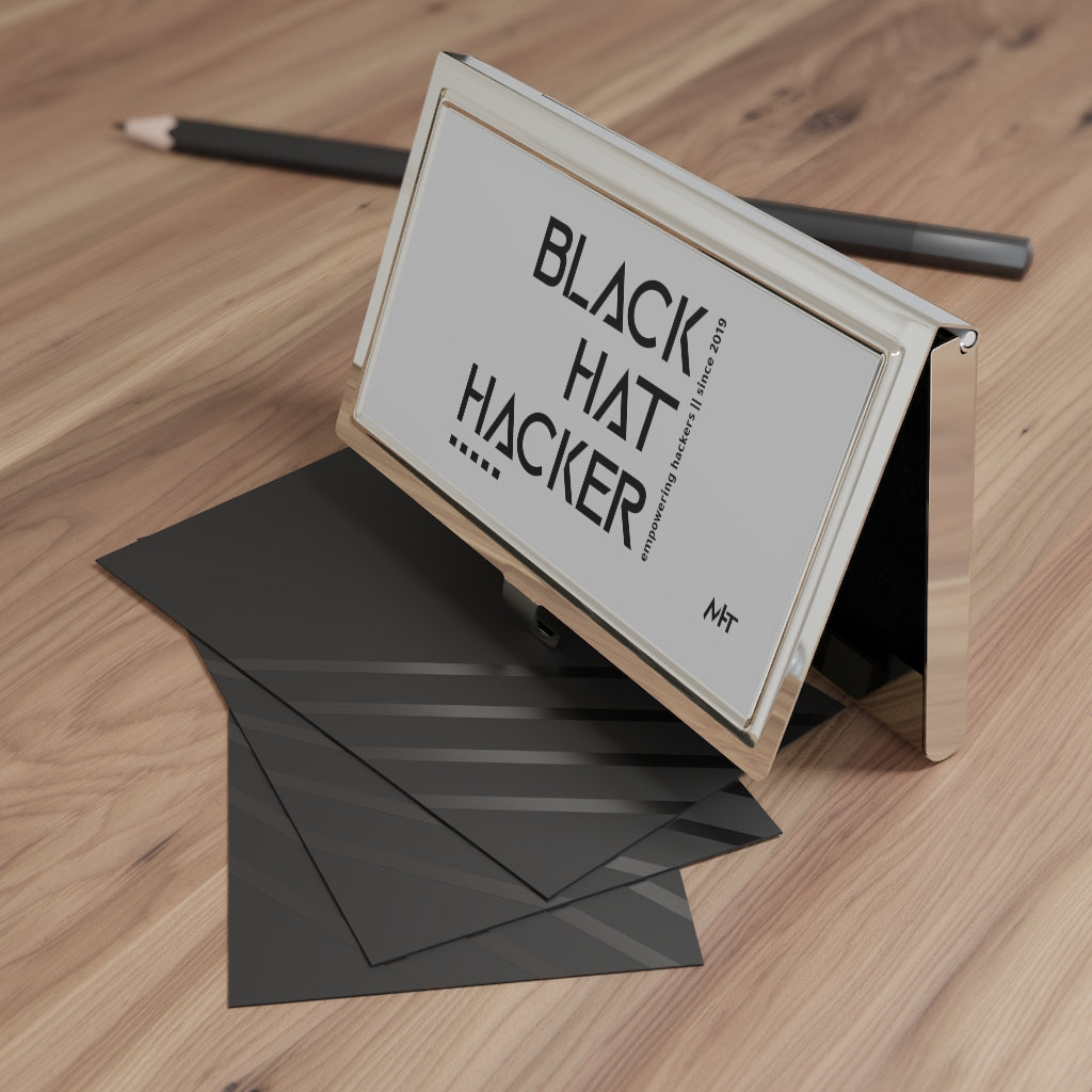 Black Hat Hacker - Business Card Holder