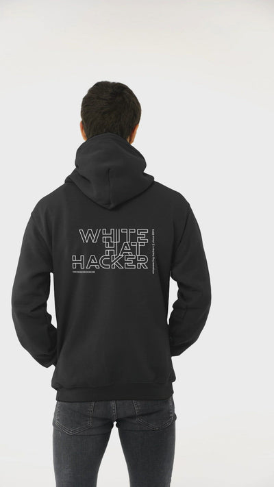 White Hat Hacker - Unisex Hoodie (back print)