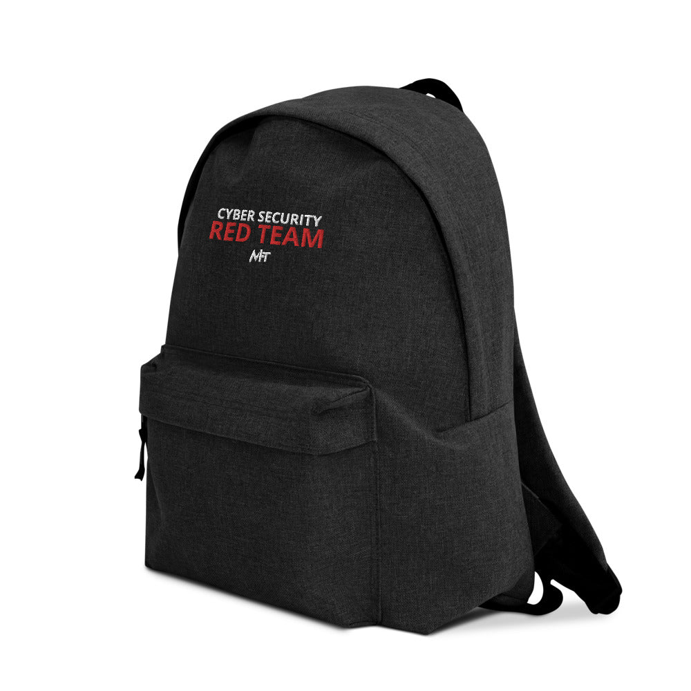 Cyber Security Red Team - Embroidered Backpack (dark)