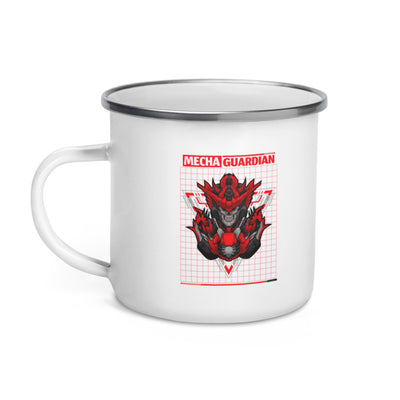 Red Mecha Guardian - Enamel Mug