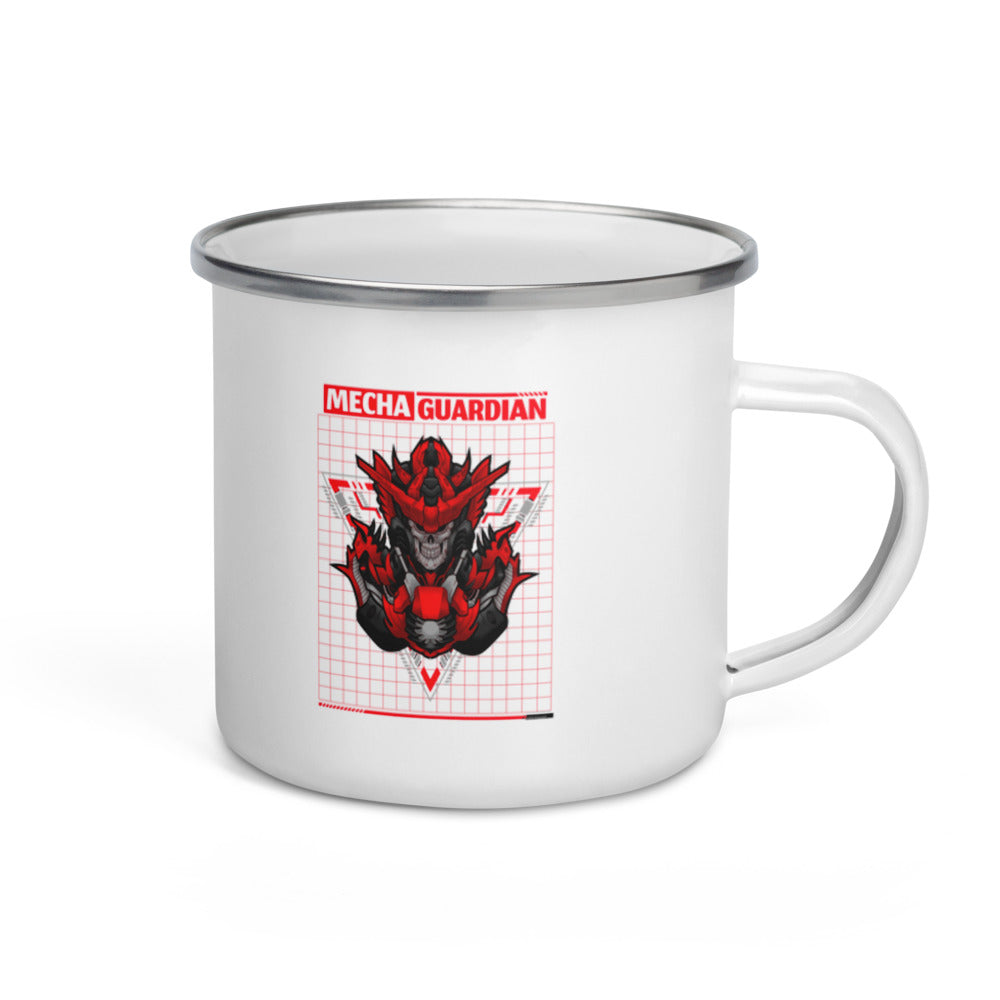 Red Mecha Guardian - Enamel Mug