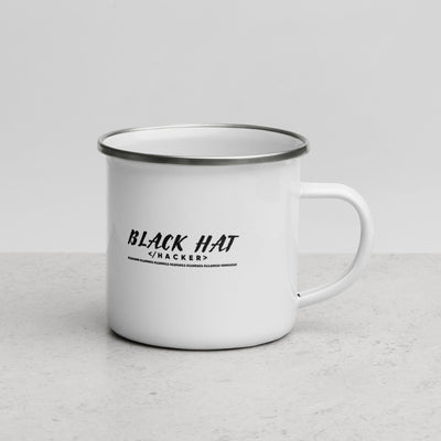 Black Hat Hacker V2 - Enamel Mug