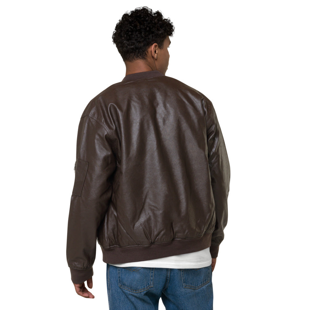 I have your - Leather Bomber Jacket