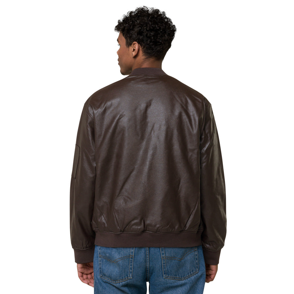 CLI - Leather Bomber Jacket