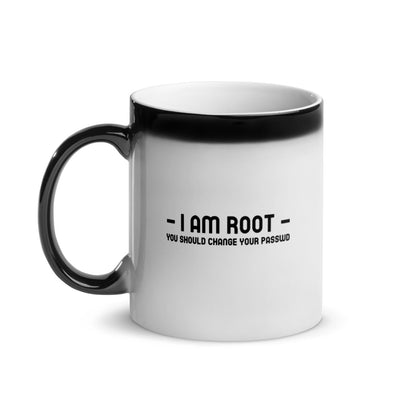 i am root - Glossy Magic Mug