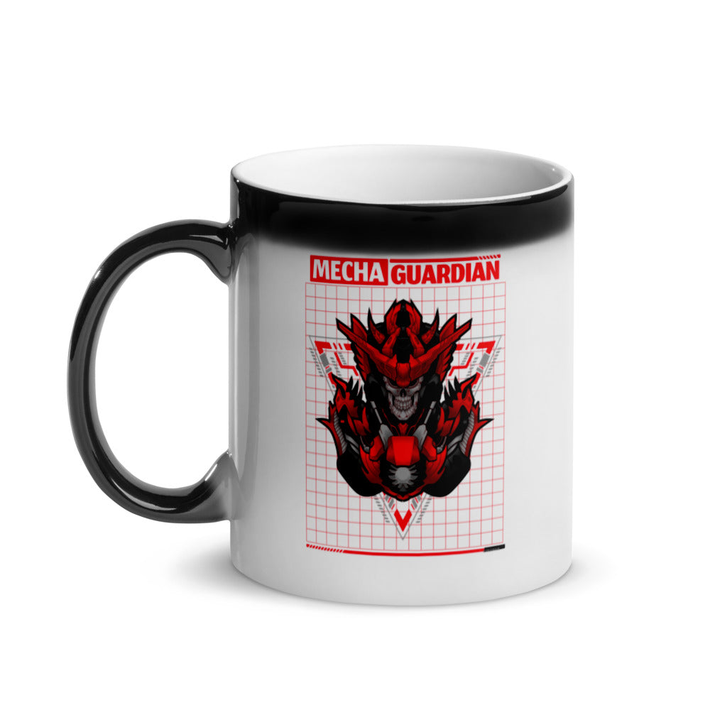 Red Mecha Guardian - Glossy Magic Mug