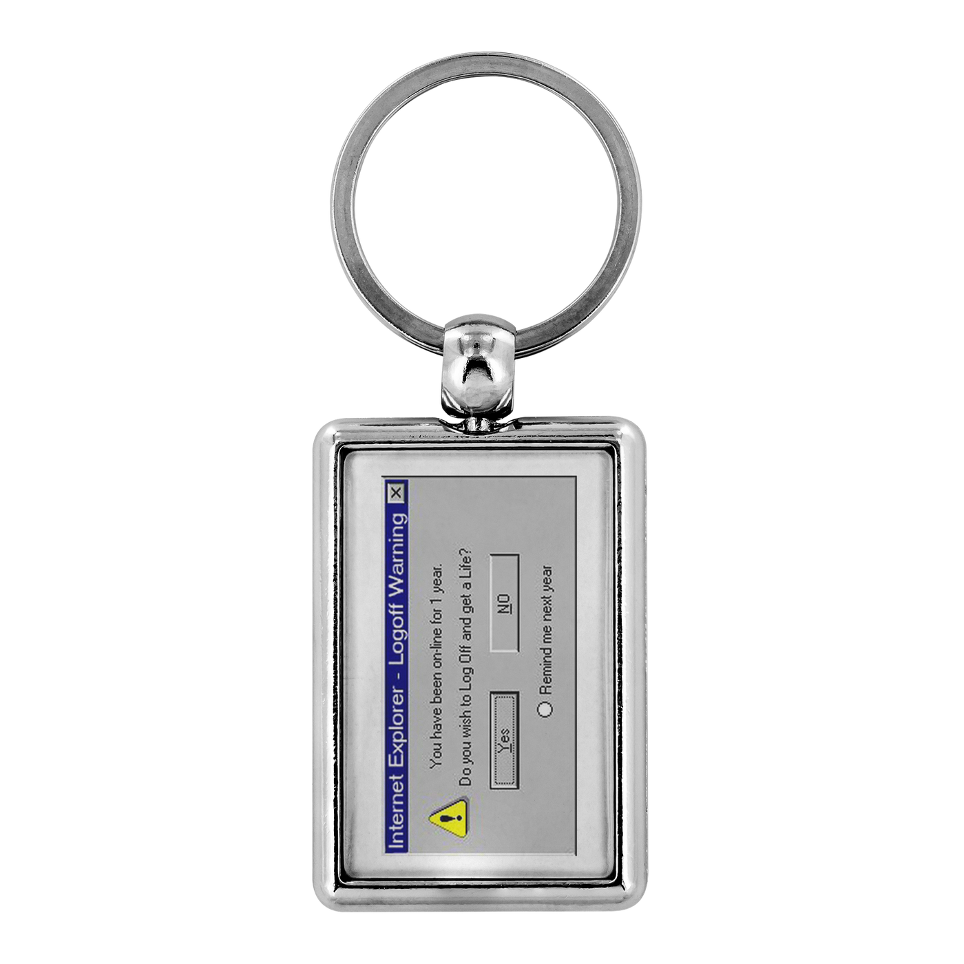 Log off and get a life - Keychains