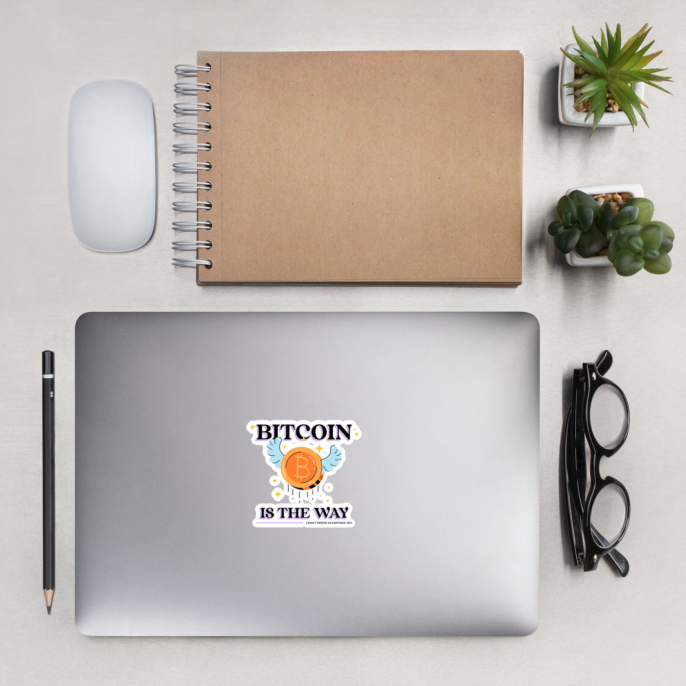 Bitcoin is the way - Bubble-free stickers