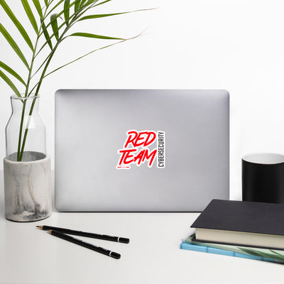 Cyber Security Red Team V6 - Bubble-free stickers