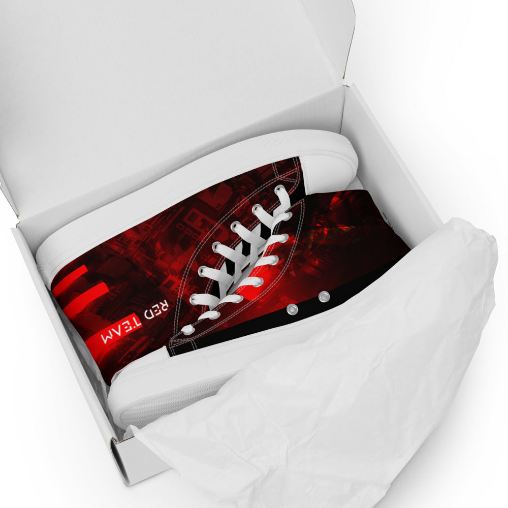 Cyber security Red Team v9.0 - Men’s high top canvas shoes
