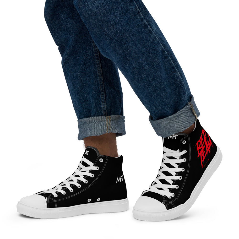 Cyber Security Red Team v10 - Men’s high top canvas shoes