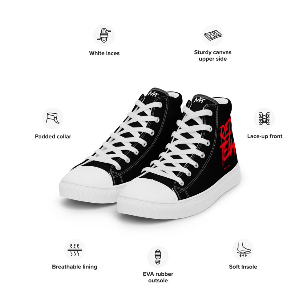 Cyber Security Red Team v10 - Men’s high top canvas shoes