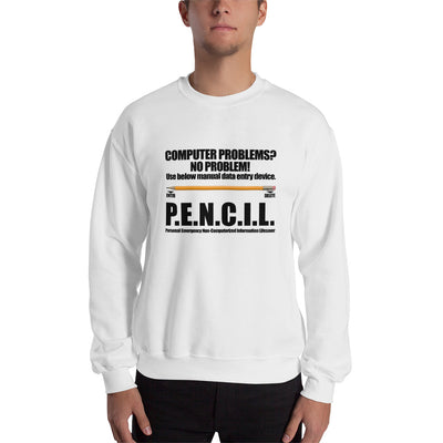 P.E.N.C.I.L. - Sweatshirt (black text)