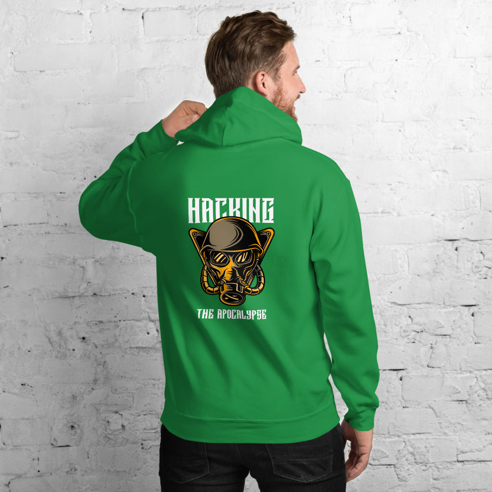 Hacking the apocalypse v - Unisex Hoodie (with back design)