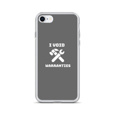 I void warranties - iPhone Case (grey)