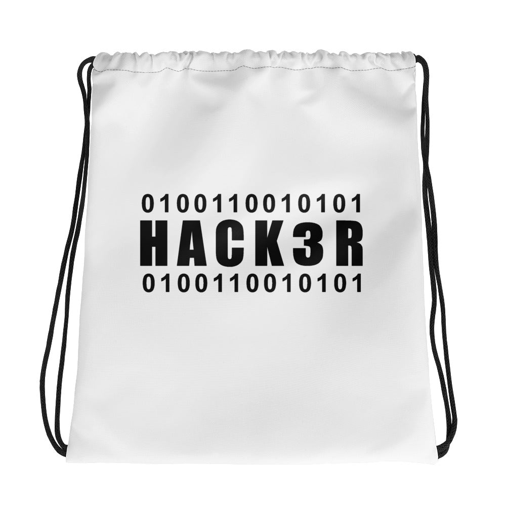0100110010101  - Hack3r Drawstring bag