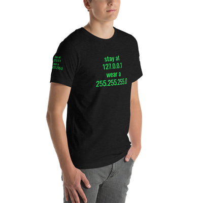 stay at at home, wear a mask - Short-Sleeve Unisex T-Shirt (with all sides designs)