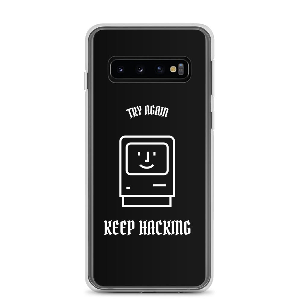 Keep hacking - Samsung Case (white text)