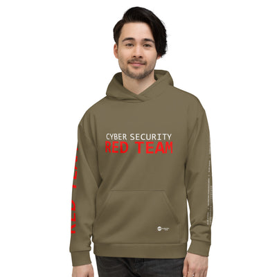 Cyber Security Red Team - Unisex Hoodie (military green)