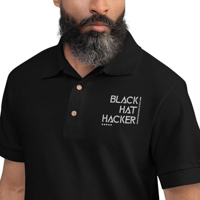 Black Hat Hacker v1 - Embroidered Polo Shirt