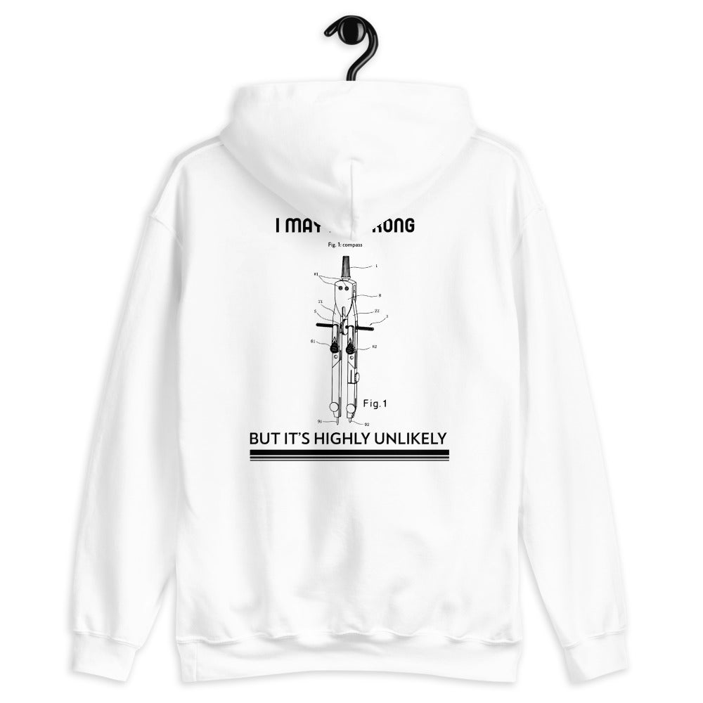 I may be wrong, but it's highly unlikely - Unisex Hoodie (black text)