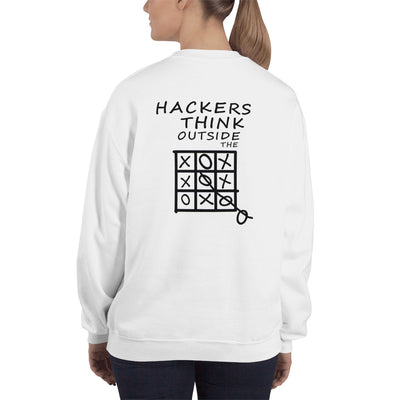 Hackers think outside the box - Unisex Sweatshirt