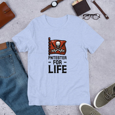 Pentester for life - Short-Sleeve Unisex T-Shirt (black text)