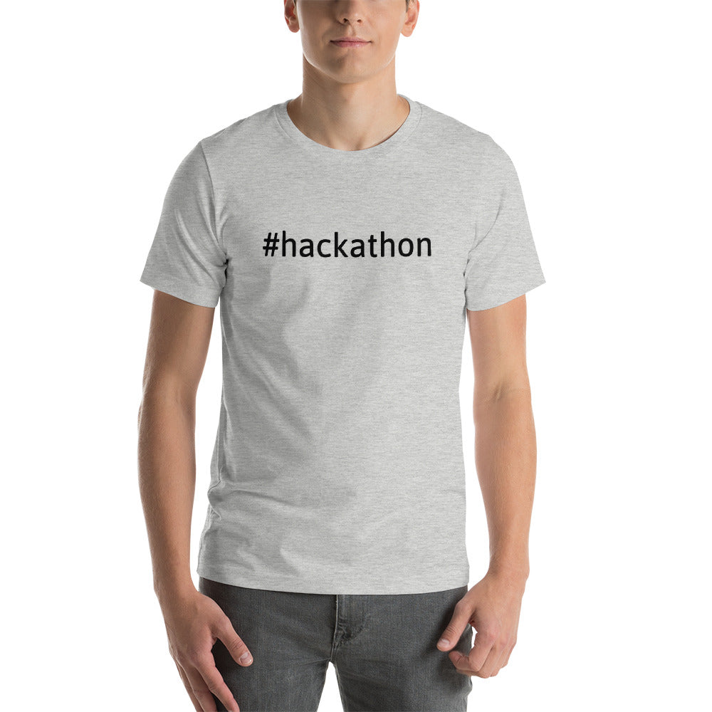 Hackathon - Short-Sleeve Unisex T-Shirt (black text)