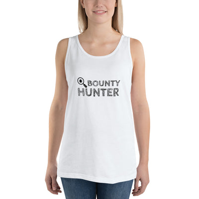 Bug bounty hunter - Unisex  Tank Top (black text)