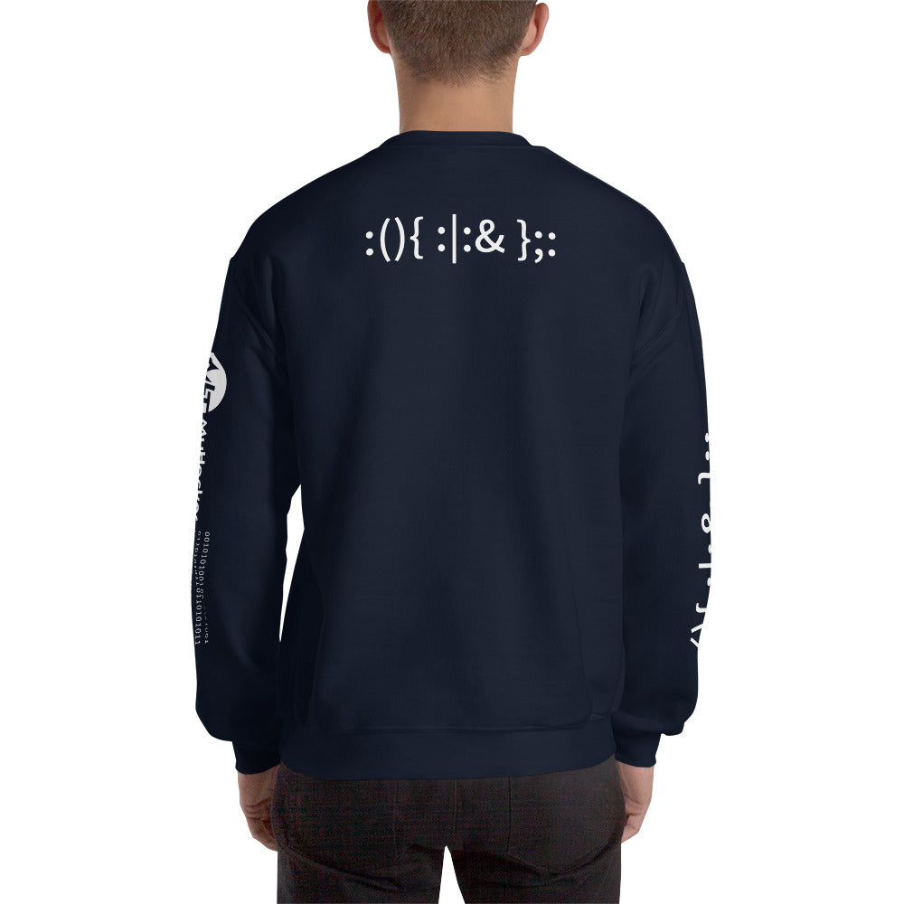 Linux Hackers - Bash Fork Bomb - Unisex Sweatshirt ( with all sides designs)
