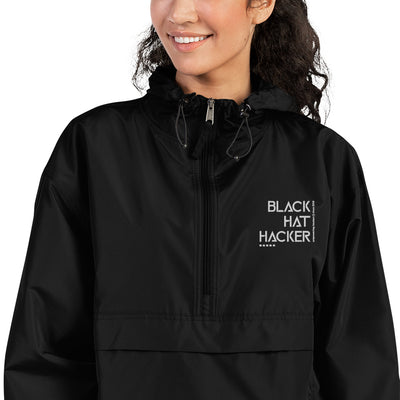Black Hat Hacker v1 - Embroidered Champion Packable Jacket