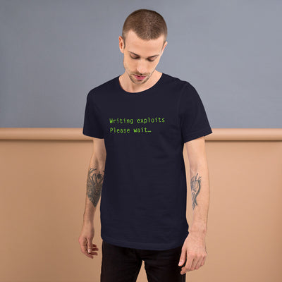 Writing exploits Please wait… - Short-Sleeve Unisex T-Shirt