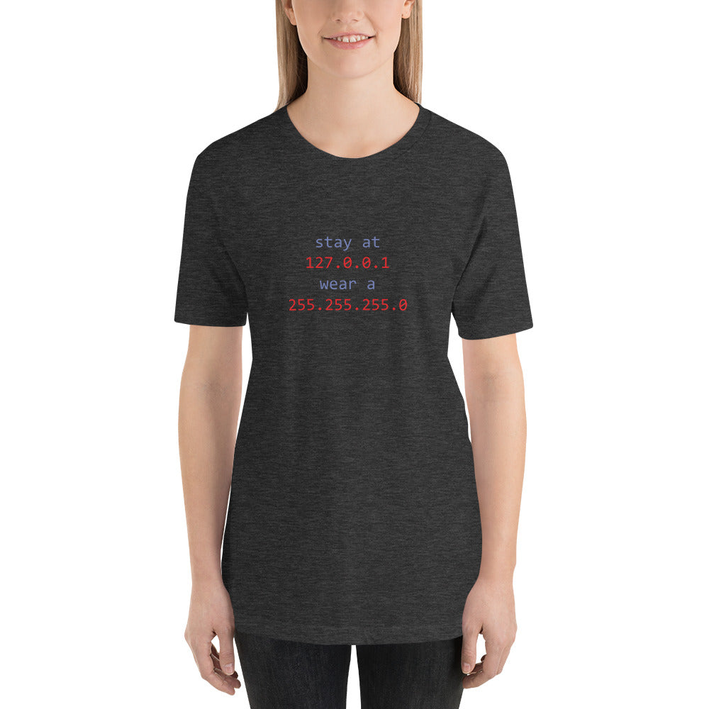 stay at at home, wear a mask - Short-Sleeve Unisex T-Shirt ( v1 )