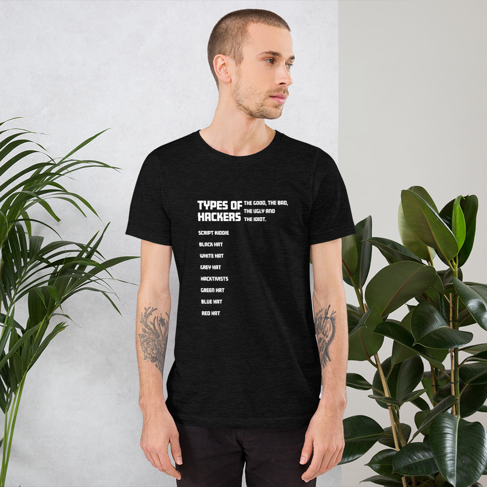 Types Of Hackers - Short-Sleeve Unisex T-Shirt