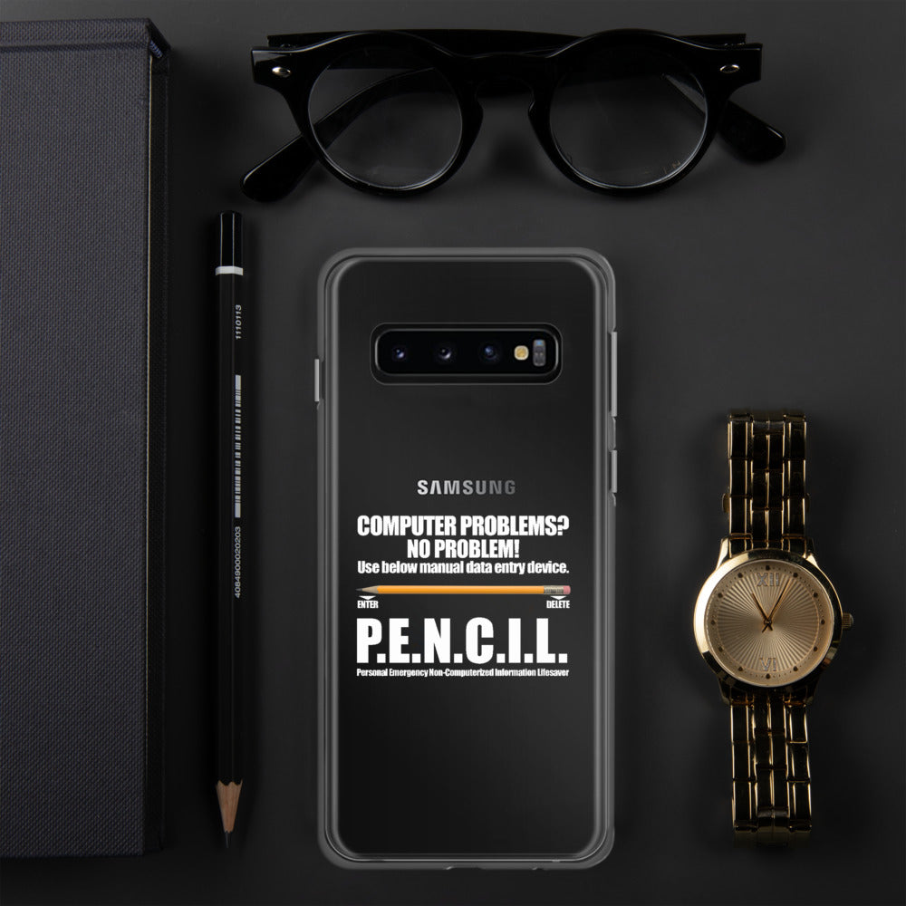 P.E.N.C.I.L. - Samsung Case (white text)