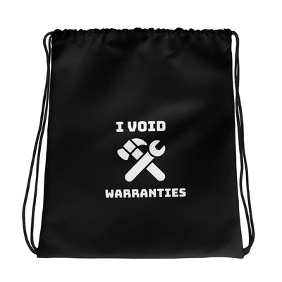 I void warranties - Drawstring bag (black)