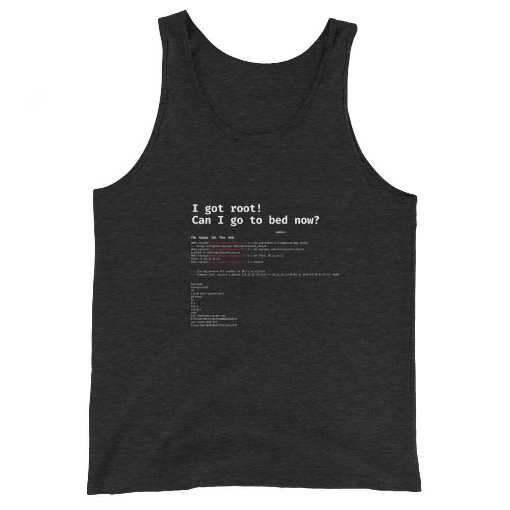 I got root! Can I go to bed now? - Unisex Tank Top