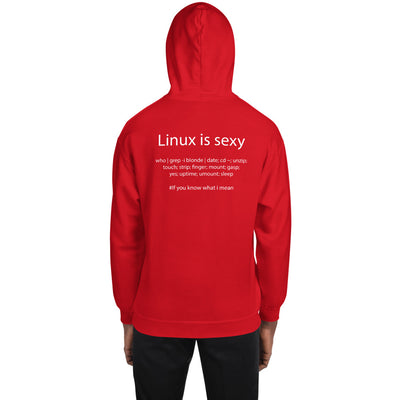 Linux is sexy - Unisex Hoodie ( with back design)