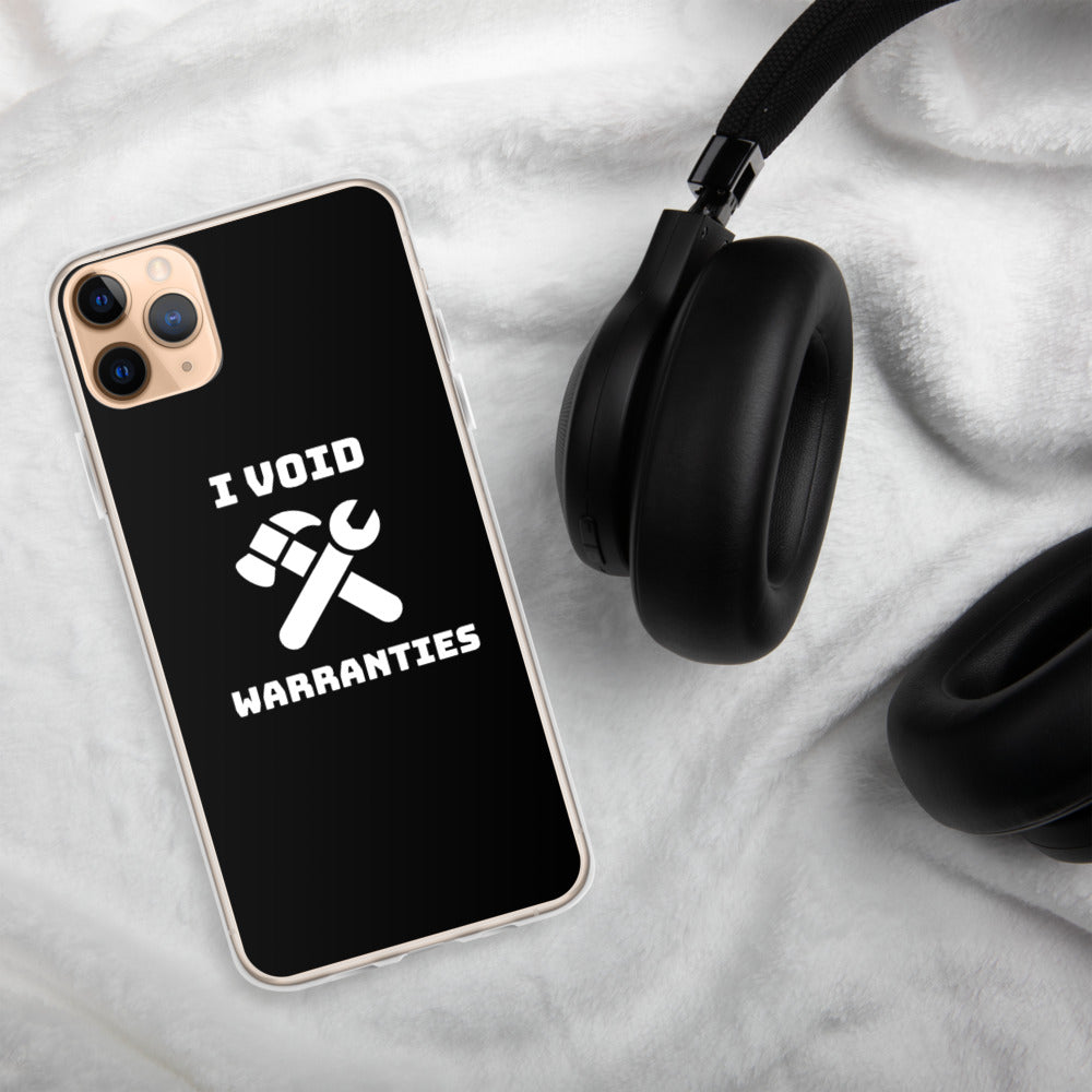 I void warranties - iPhone Case (white)